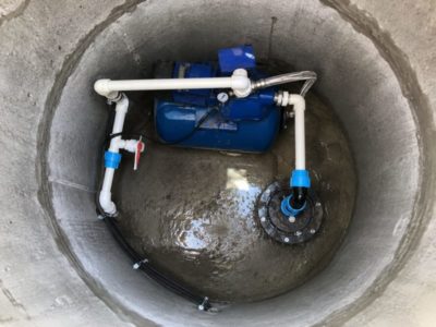 Водопровод на даче из колодца